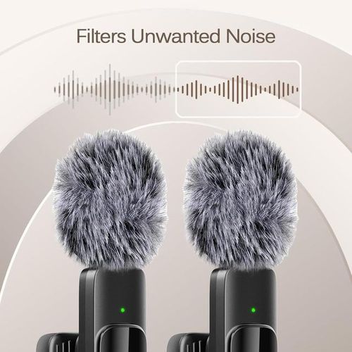 product_image_name-Generic-2 Packs Wireless Lavalier Microphone for iPhone iPad Android Phone PC Laptop, Plug-Play Mini Mic with Noise Reduction, Lapel Microphone Plug-Play for Interview Video Podcast Vlog YouTube TikTok-3
