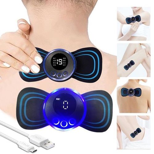 Use This Portable Mini Massager With 8 Modes To Relieve Pain In Your Neck,  Back, Waist, Arms, And Legs!