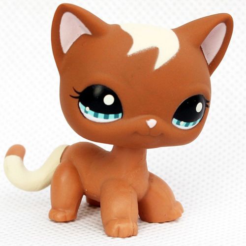 LPS CAT rare Littlest pet shop cute toys standing short hair cat