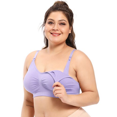 Fashion Plus Size Underwear Breastfeeding Nursing Bra For Women Slim  Elastic Cozy @ Best Price Online