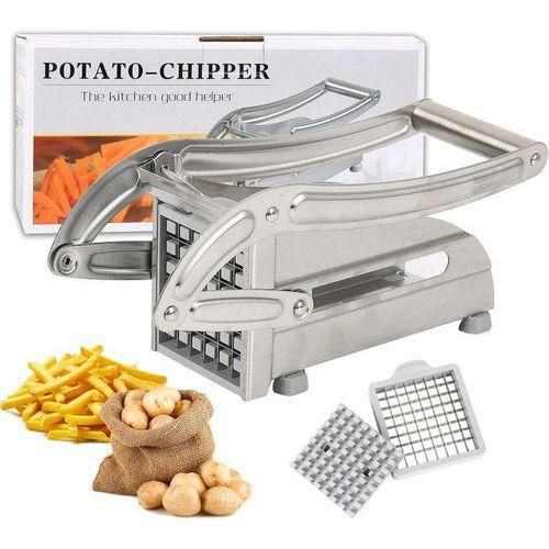 product_image_name-Generic-Stainless Steel Potato Chipper Fast Cutting Potato Chip Cutter with 36/46 Holes Blades-1