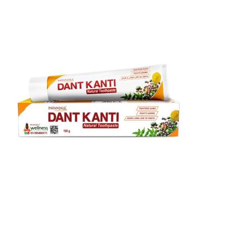 product_image_name-Patanjali-Dant Kanti Natural Toothpaste 100g, 200g-1