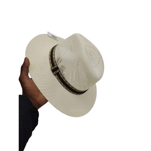 product_image_name-Fashion-Classic Straw Fedora Hat with Ventilated Crown – Beige & Black Band-1