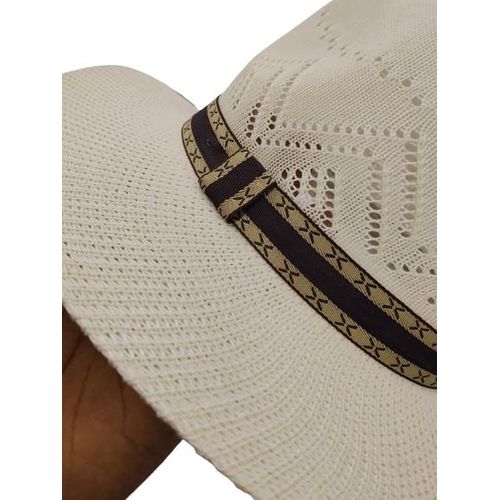 product_image_name-Fashion-Classic Straw Fedora Hat with Ventilated Crown – Beige & Black Band-3