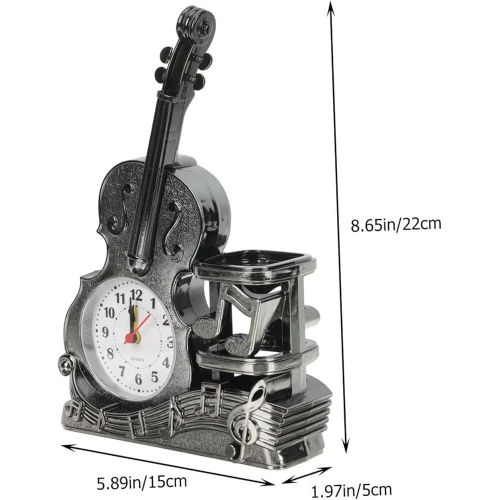 product_image_name-Generic-Alarm Clock Paris Violin With Pen Holder-1
