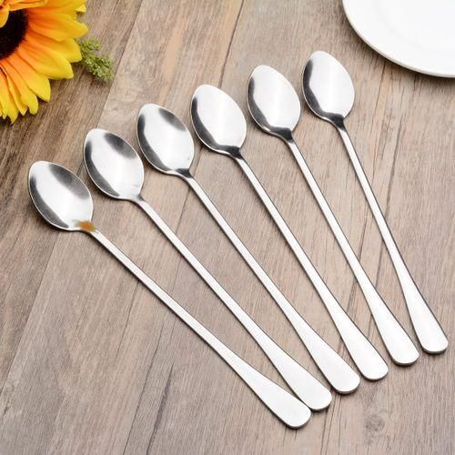 product_image_name-Generic-6 Pcs Set High Quality Long Handle Teaspoon Tea Spoons Set-1