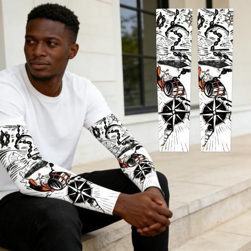 Generic Tattoo Arm Sleeves for Men Women Cooling UV
