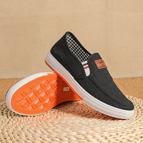 Fashion 【 Black 】 Men's Shoes Mens Sneakers Canvas Trendy Casual Sports ...