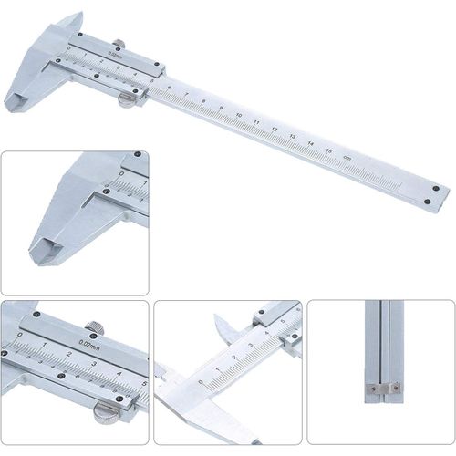 Generic Professional Vernier Caliper Measuring Tool Stainless Steel 6 Inch/ 150mm for Inside,Outside, Depth and Step Measurements,0.001"/0.02mm High  Precision Durable Micrometer @ Best Price Online | Jumia Kenya