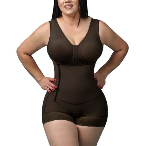 Fashion Faja Colombiana Mujer High Compression Skims Girdle With Sleeveless  Bra Slimming Bodysuit With Zipper Waist Trainer Body Shaper @ Best Price  Online
