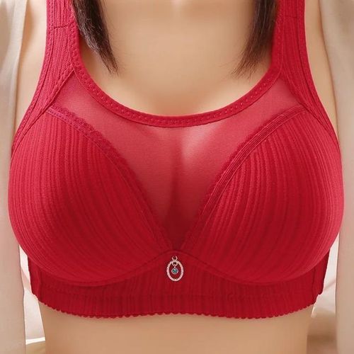 Generic 36-44 B/c Large Cup Underwear For Women's Bra Plus Size Comfortable  No Steel Bra Bralette S Middle Aged Lingerie @ Best Price Online