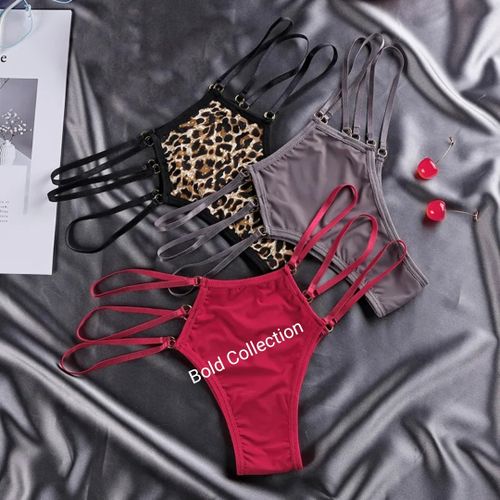 Fashion 3PCs Tripple Side Strap Ladies Thong Panties @ Best Price