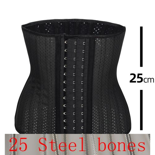 25 Steel Boned Latex waist trainer body shaper corset fajas