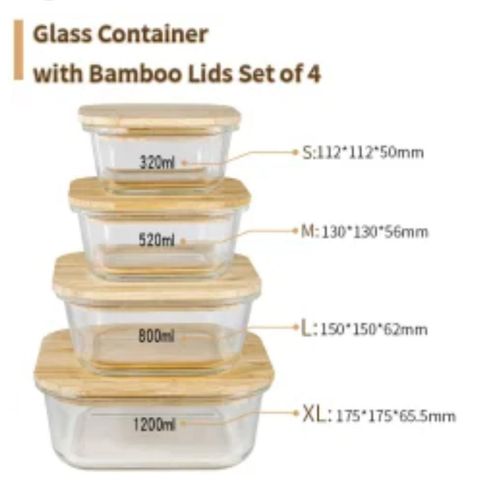 product_image_name-Generic-Glass  And Bamboo Lid  Food Containers-2