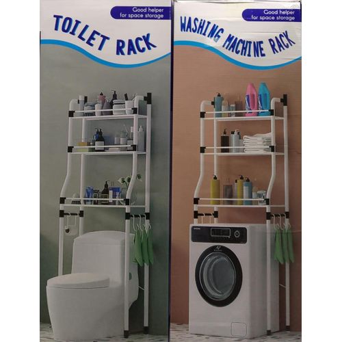 product_image_name-Generic-3-Tier Metal Over-The-Toilet Bathroom Storage Rack – White-1
