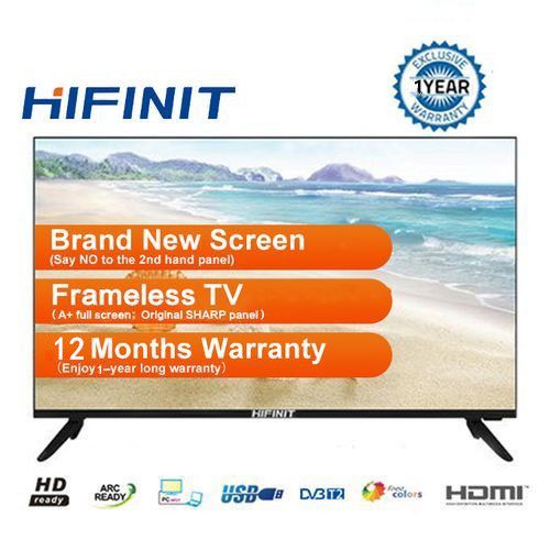 product_image_name-Hifinit-32 Inch Frameless Digital HD LED TV - Black-1