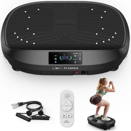 Generic Portable Vibration Plate Exercise Machine With Remote Control, Vibration  Platform, Whole Body Workout Machine, Fitness Machine, Foots Massage, Pain  Relief, For Weight Loss Shaping Toning Wellness Home Gyms Workout @ Best