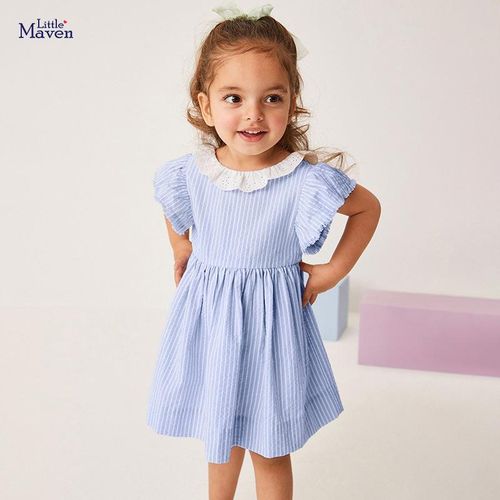  Striped Tee Dress Girls Dress Princess Dress