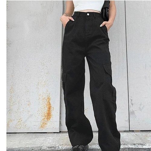 16 Jeans Casual High Waist Loose Wide Leg Pants For Women Spring Autumn New  hot pants @ Best Price Online