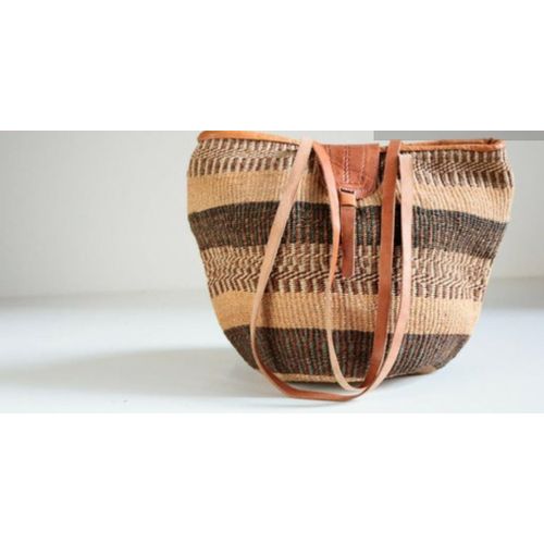 Woven SISAL BUCKET BAG Vintage, Bohemian Basket Bag, African Kiondo Hippie  | Maya's Curiosities
