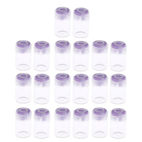 20PCS Tiny Glass Jars Glass Sample Jars Small Glass Jars Small Glass Vials