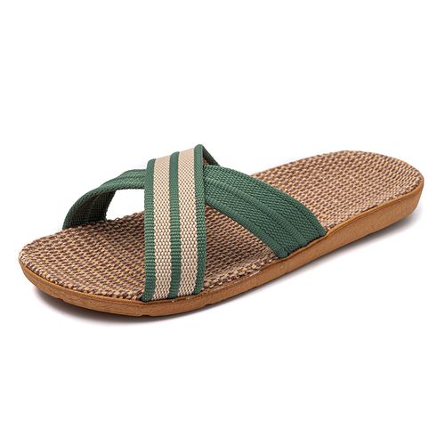 Generic Summer Mens Slippers Shoes For Men EVA Flat Sandals Linen  Lightweight Casual Slippers Women For Home(#514 Green) @ Best Price Online  | Jumia Kenya