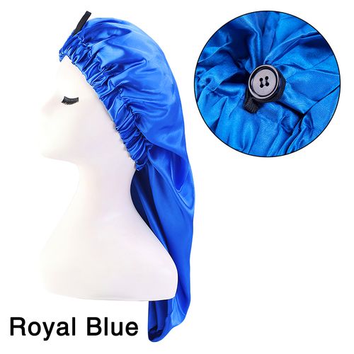 Women Elastic Bonnet Dreadlocks Cap Shower Satin Sleep Hair Long Oversize  Cap