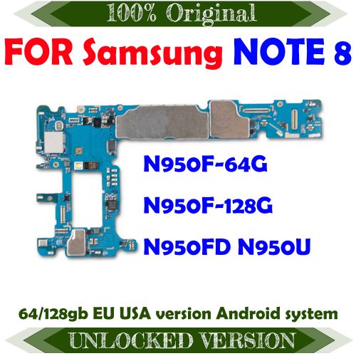 Generic Tested Unlocked Logic Board For Samsung Note 8 N950F