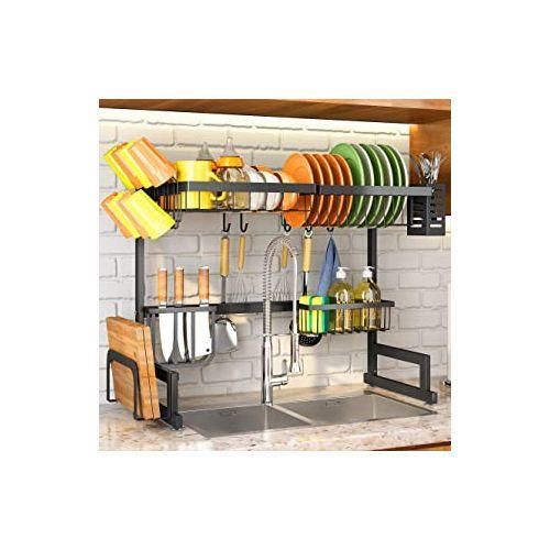 product_image_name-Generic-Over The Sink Dish Drying Rack/Utensils Storage Rack-4