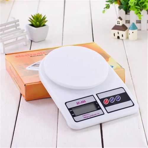 product_image_name-Generic-SF-400 Digital Kitchen Scale 10kg High Precision Electronic Weighing Scale LCD Tare Function Multi Unit Food Coffee Baking Compact Portable-2