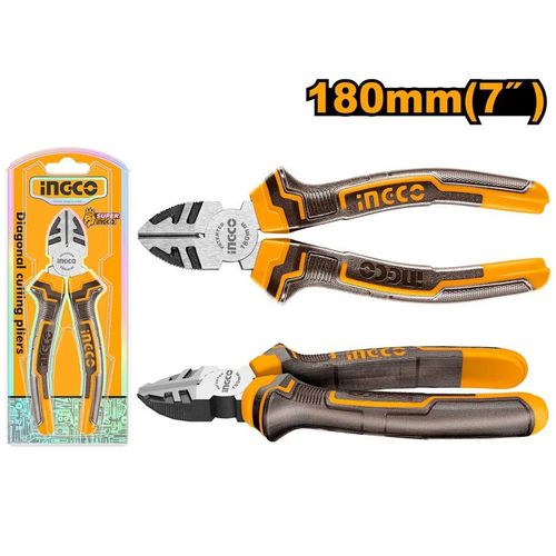 product_image_name-Ingco-HDCP08188 Diagonal cutting pliers Size:7""/180mm-1