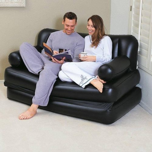 product_image_name-Generic-5 in 1 Comfortable Multifunctional Inflatable Sofa Bed with AC Pump -1