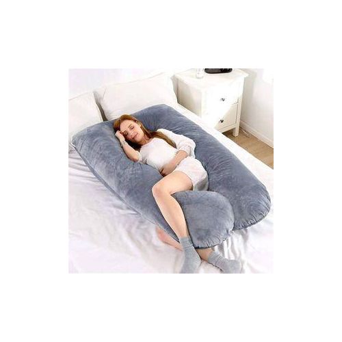 product_image_name-Generic-Velvet Imported U Shape Pregnancy Pillow-1