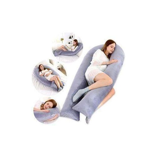 product_image_name-Generic-Velvet Imported U Shape Pregnancy Pillow-2