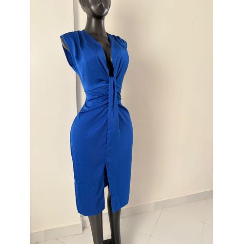 254 Fashion Boutique Sexy Solid Color Split Dress High Waist Deep V Neck  Sleeveless @ Best Price Online | Jumia Kenya