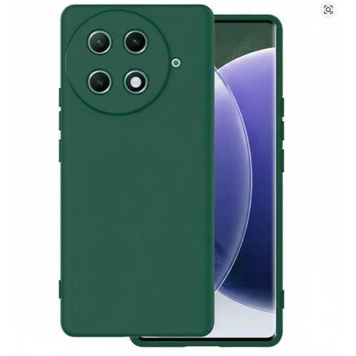 product_image_name-Generic-Green Soft Silicone Slim Smooth Phone Case Cover for Tecno Camon 30s-1