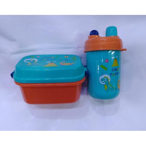 product_image_name-Generic-Kids Lunch Box/ Snack Box with Water Bottle-1