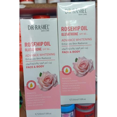 dr rashel glutathione DR.Rashel Rosehip Oil Glutathione Advance Whitening Face &