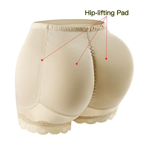 Fashion (short 4 Pads Skin)Women Hip Pads High Waist Trainer Shapewear Body  Tummy Shaper Butt Lifter Boot @ Best Price Online