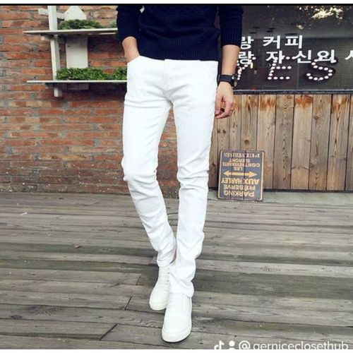 Buy DYIZU sweatpants for men, Harajuku Back Zipper Hole Ripped White Jeans  Pants Mens Straight Washed Retro Oversized Streetwear Casual Denim Trousers  (Color : Hortel�, Size : Asian30) Online at desertcartINDIA