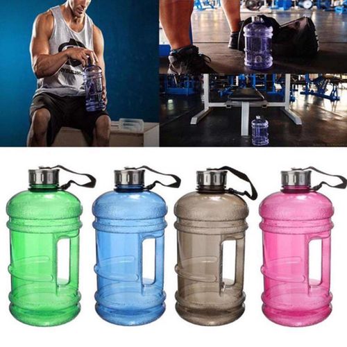 2200ml Large Capacity Water Bottles With Straw Gym Fitness