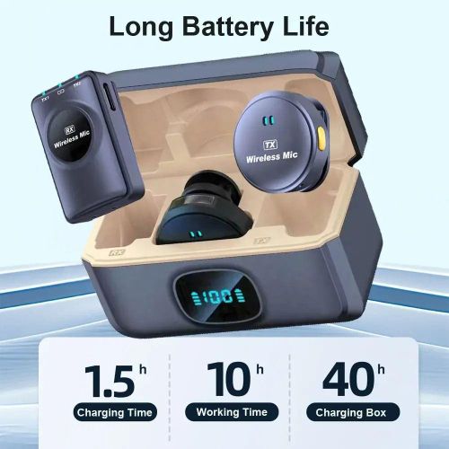 product_image_name-Generic-SX23 Wireless Lavalier Microphone for Live Broadcast and Video Recording-1