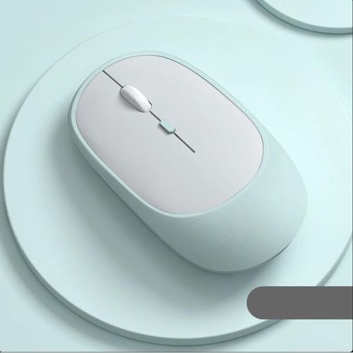 product_image_name-Wireless-Bluetooth + 2.4G Dual-mode Rechargeable    Optical Mouse - (Mint Green)-6