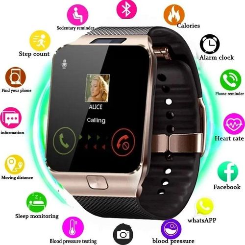 product_image_name-Generic-Smart2030  W007 Gold Smartwatch for Smart Notifications-1
