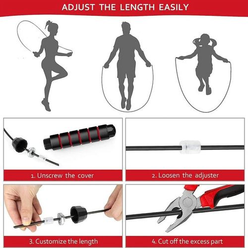 product_image_name-Generic- Adjustable Jump Rope for Workout, Fitness Jump Rope for Men Women and Kids-6