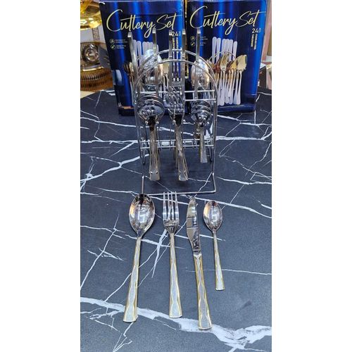 product_image_name-Generic-24pcs Gold & Silver cultery set-3