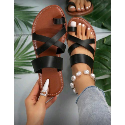 product_image_name-Fashion-Comfortable Ladies leather sandals-1