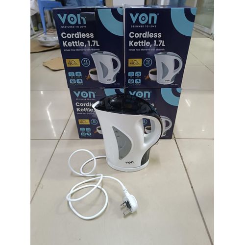 product_image_name-VON-1.7 Litres Upright Cordless Electric Kettle-1