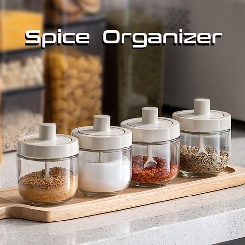 Spice Jars Set Kitchen Seasoning Sauce Bottle Spice Jar Glass Jars