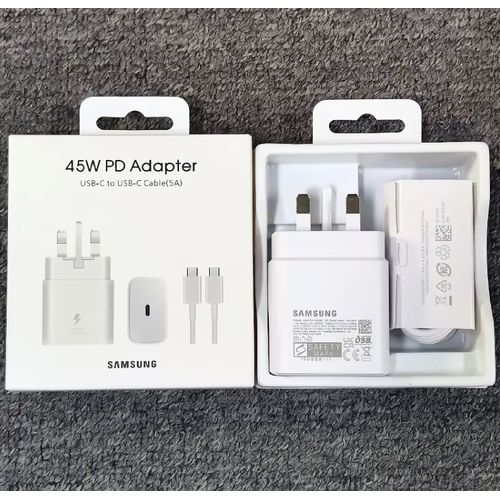 product_image_name-Samsung-Galaxy Fast Charger 45W USB C Type C To C Full Wall Charger Super Fast Adapter Android Phone Charger For Galaxy A16 A15 5G A14 A13 A53 A54 A55 A06 A04s A05s A12 A52 S25 S24 S23 S22 S21 S20 S10 Z Flip 5 Z Fold 5-1